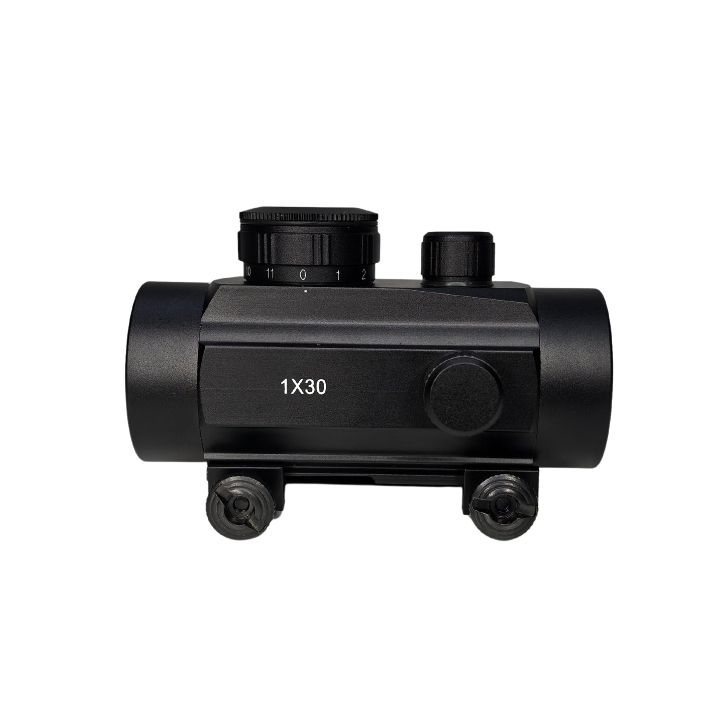 McJ Optics HUQ128TR 1x28 Tactical Red Dot Sight – 2 MOA, Multi-Coated Lens, 10 Brightness Levels