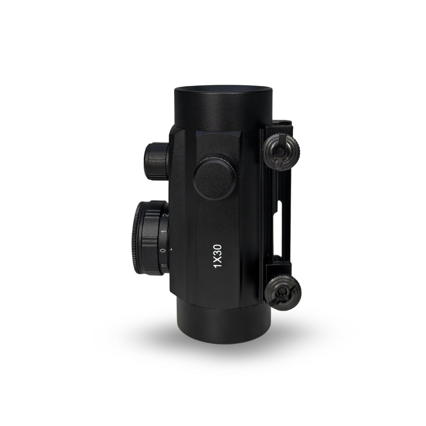 McJ Optics HUQ128TR 1x28 Tactical Red Dot Sight – 2 MOA, Multi-Coated Lens, 10 Brightness Levels
