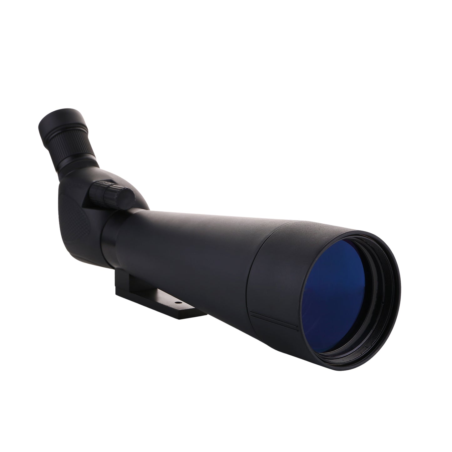 Side View of Large 80mm Objective Lens and BAK4 Prism Scope
