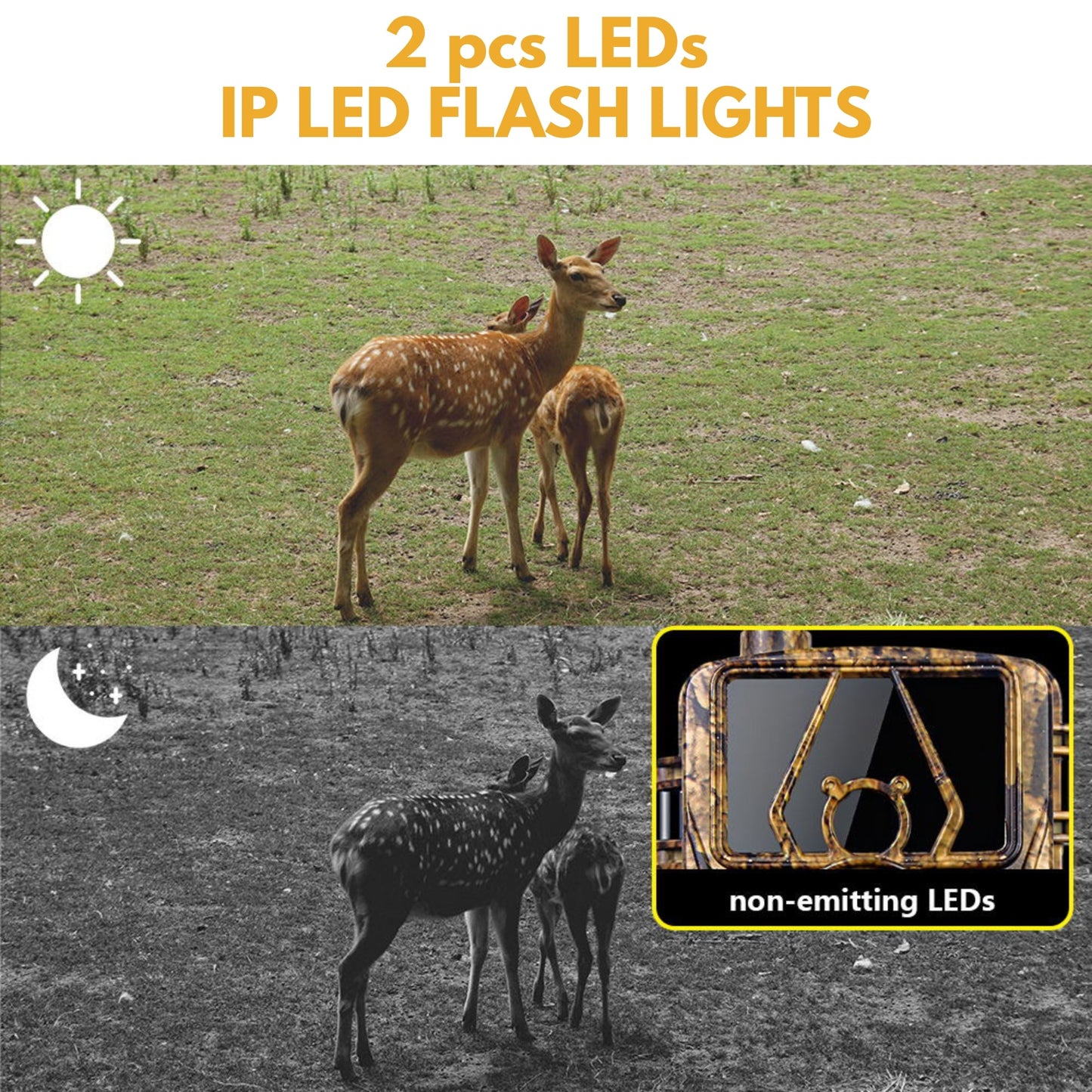 McJ 8K Trail Camera for Wildlife and Hunting