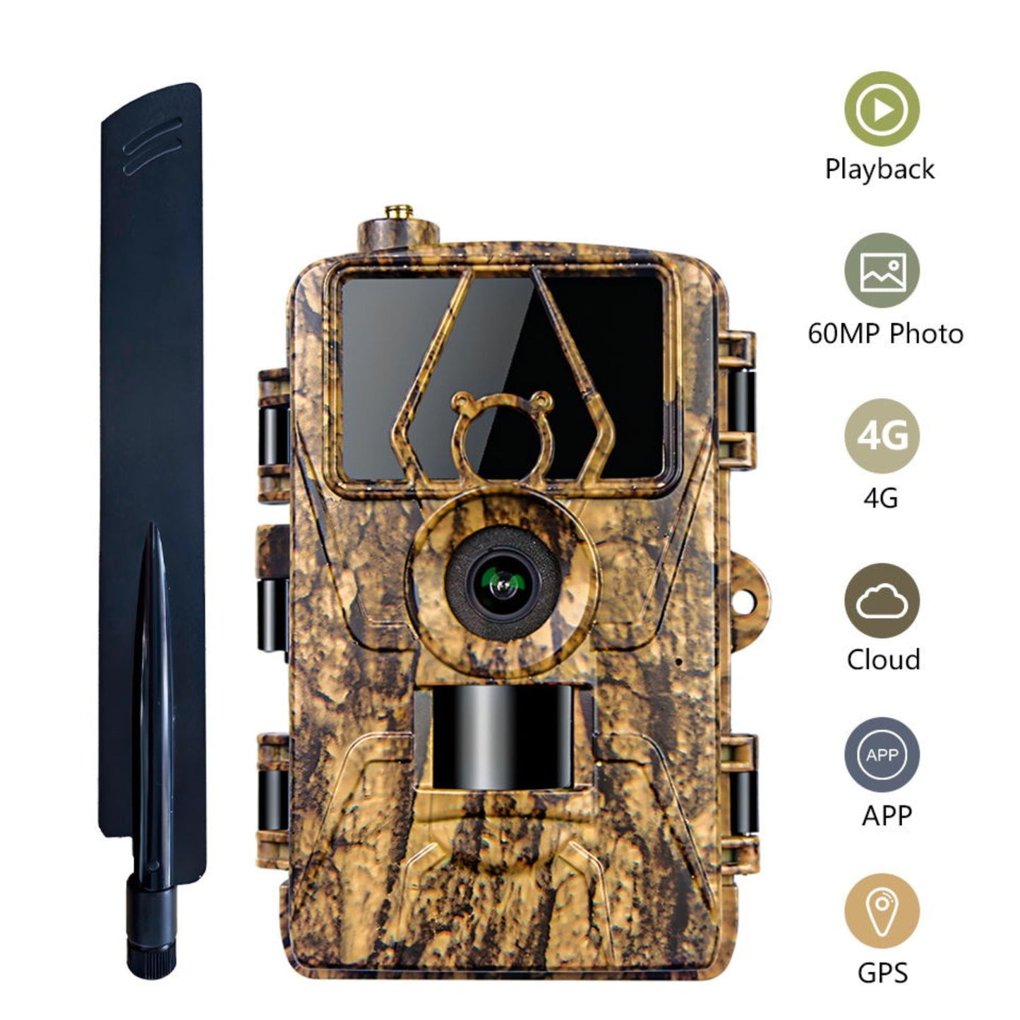 McJ Trail Cam with 110° Motion Detection Sensor