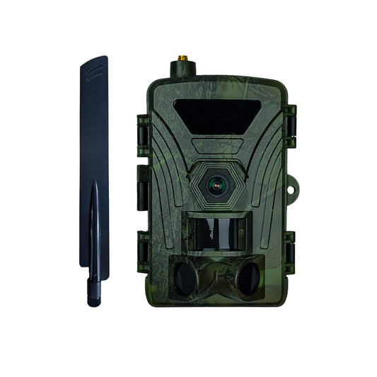McJ Optics PR802LTE-4K - 4K LTE Trail Camera – 60MP, 120° View, IP66, SIM & Sound Video