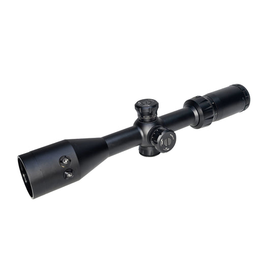McJ Optics HUQ4X40 Tactical Rifle Scope – 4x Magnification, 79mm Eye Relief, Waterproof