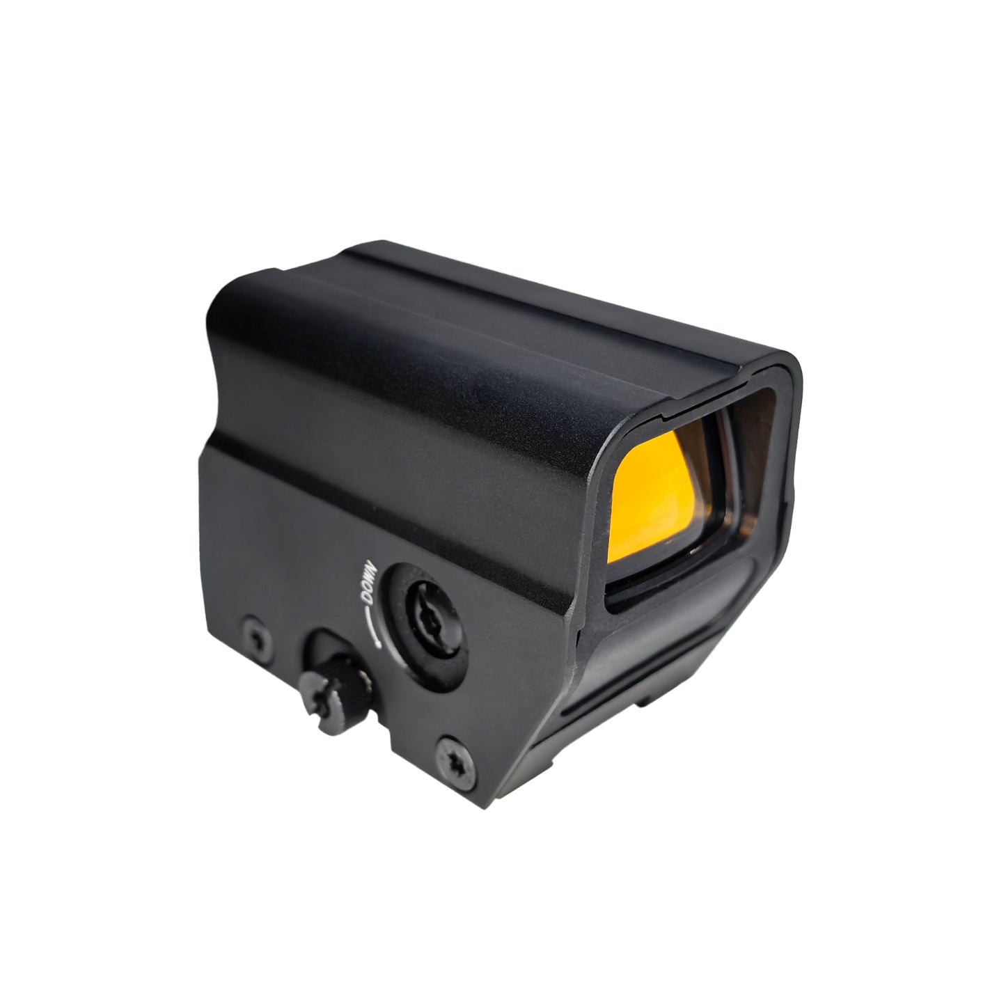 McJ Optics HUQ124TR+ - 1x33x24 2 MOA Tactical Red Dot Sight – 10 Brightness Settings, Multi-Coated Lens