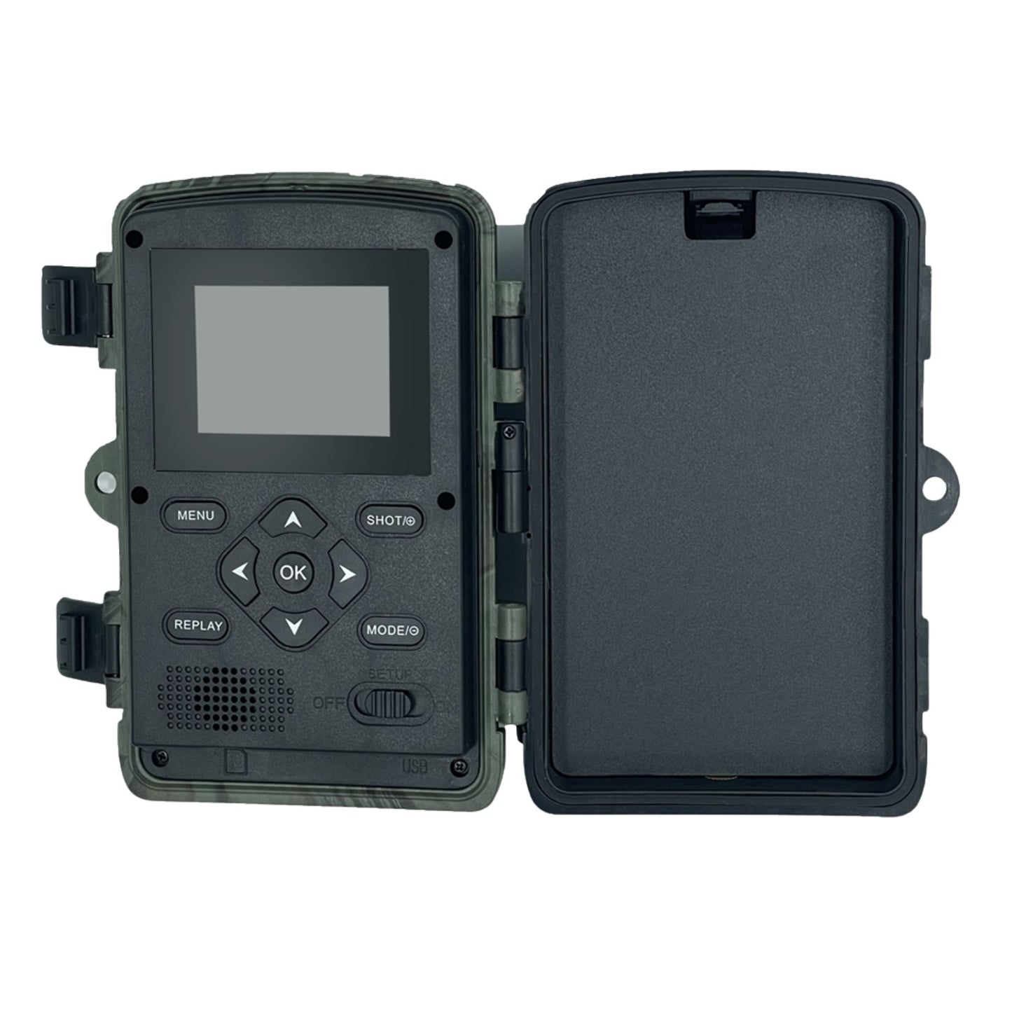MCJ Optics SHLH5000 - 42MP WiFi Trail Camera – 2.7K Video, 0.3s Trigger, Night Vision, IP66 Waterproof
