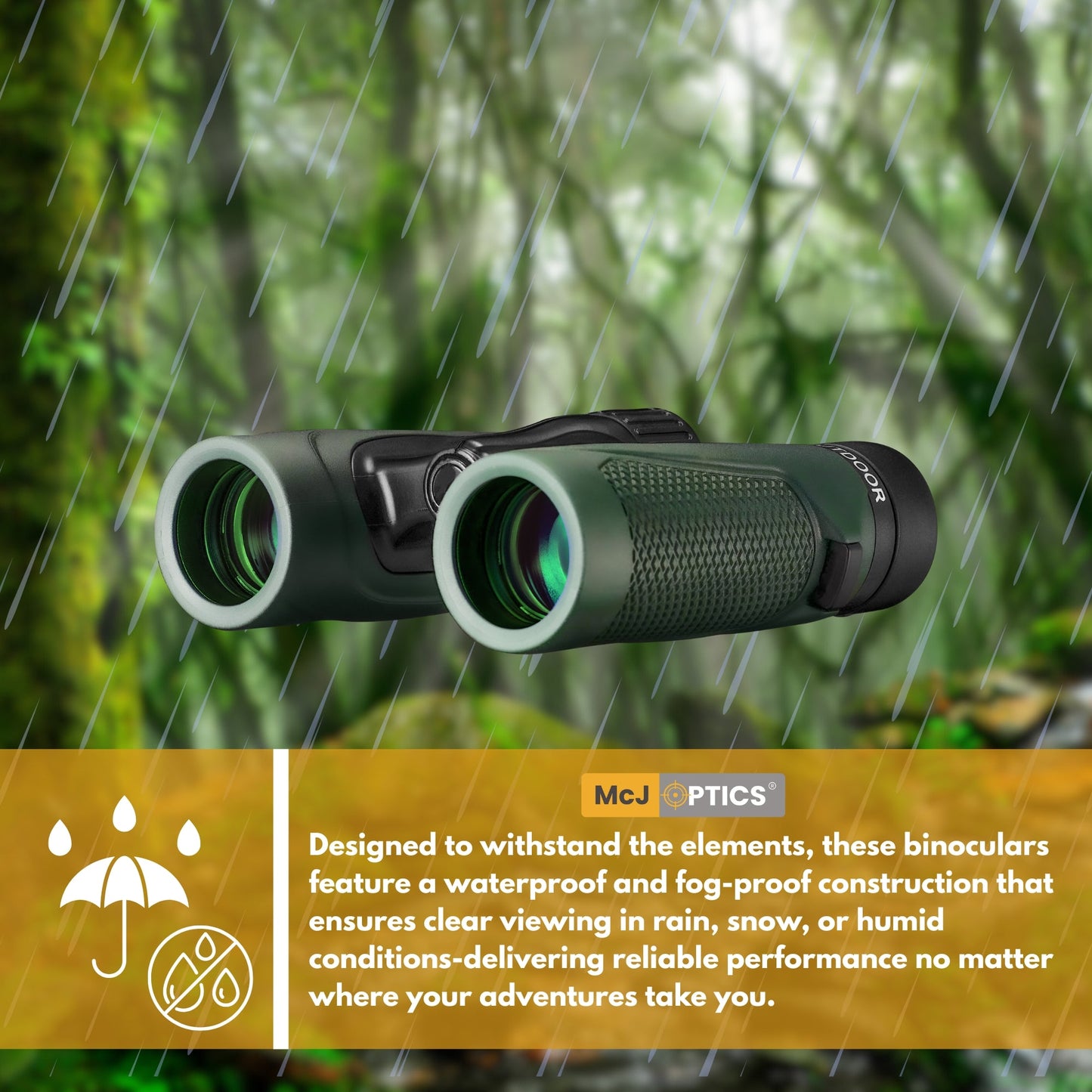 Compact Design Binoculars – Portable and Rugged for Outdoors