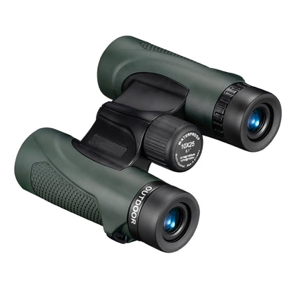 McJ 10x25 Compact Waterproof Binoculars Front View