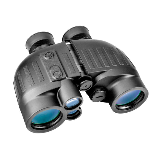 McJ 8x40 Laser Rangefinder Binoculars Front and Top View