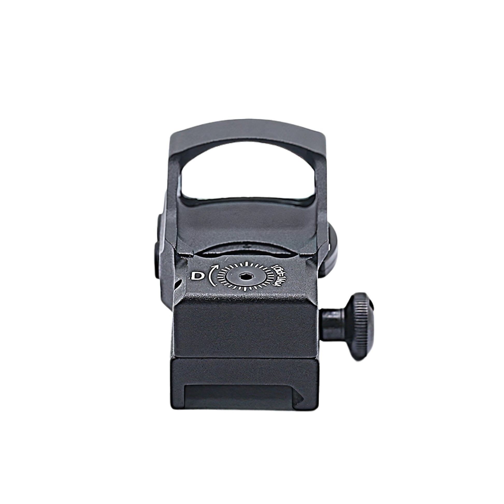 McJ Tactical Dot Sight – Brightness Button Close-Up