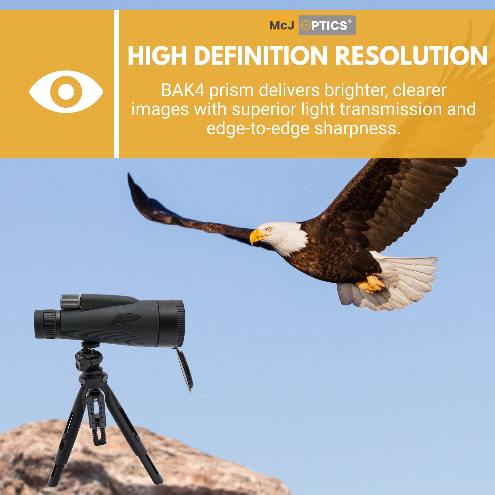 Side View of the Binoculars Showing Compact and Rugged Design