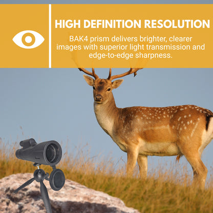 Front View Showing 50mm Objective Lenses