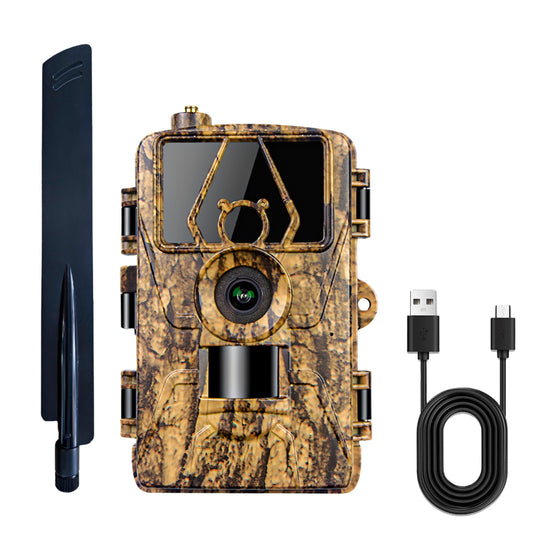 McJ Optics Trail Camera Front View – 8K Wildlife Capture