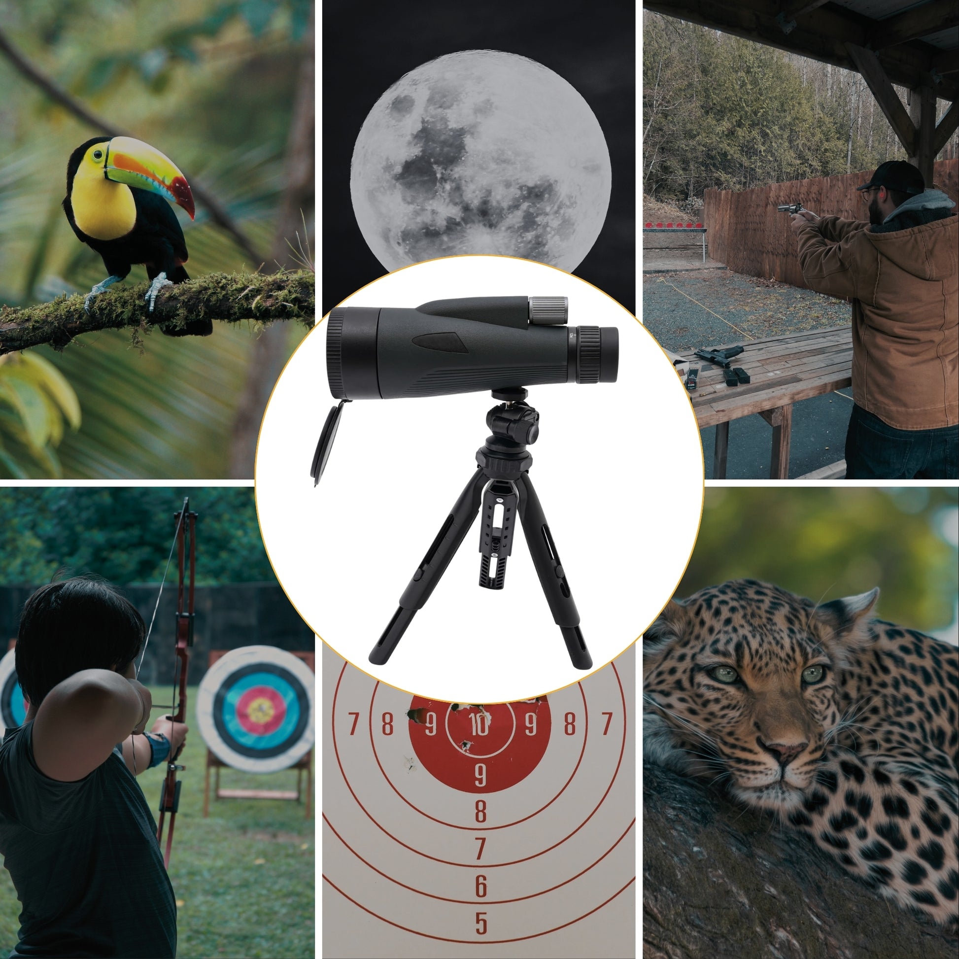 Wide 6.8° Field of View Demonstration Through Lenses